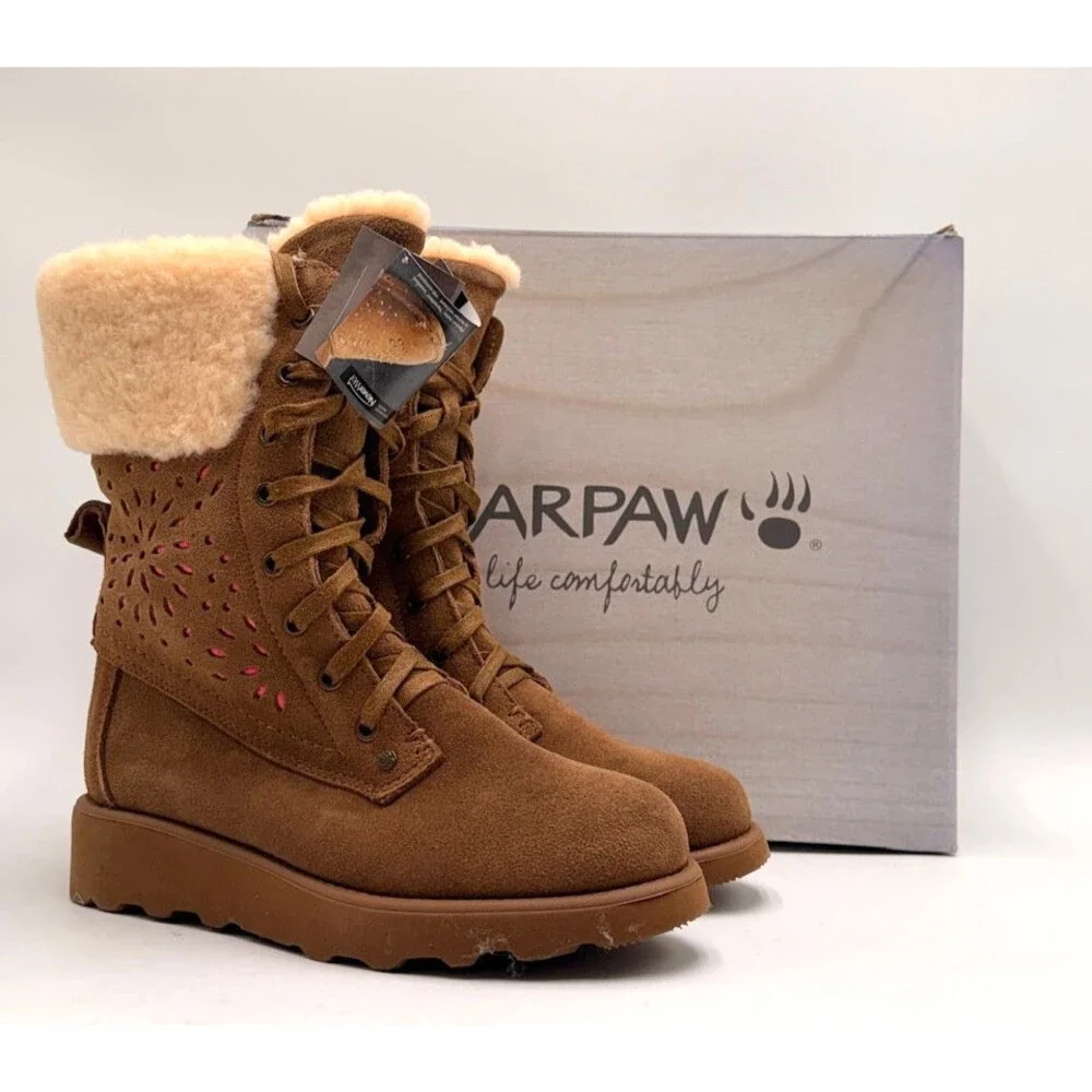 Bearpaw KYLIE YOUTH Youth's NEW Boots Brown Multiple Sizes